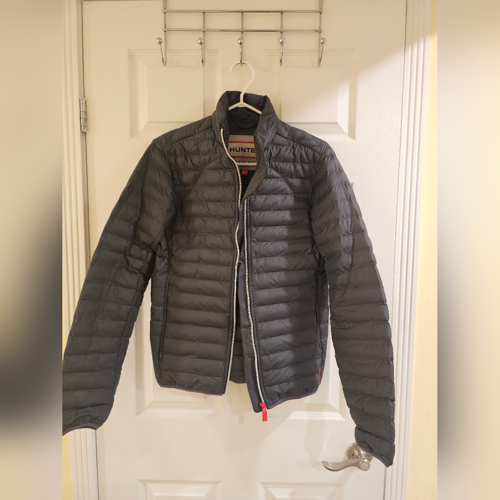 Hunter Men's Gray Puffer Jacket (XS)